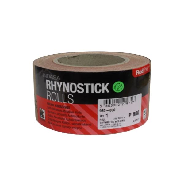INDASA 960-80 - RED LINE 2.75IN X 27YRD SANDING ROLL - 80 GRIT - EA