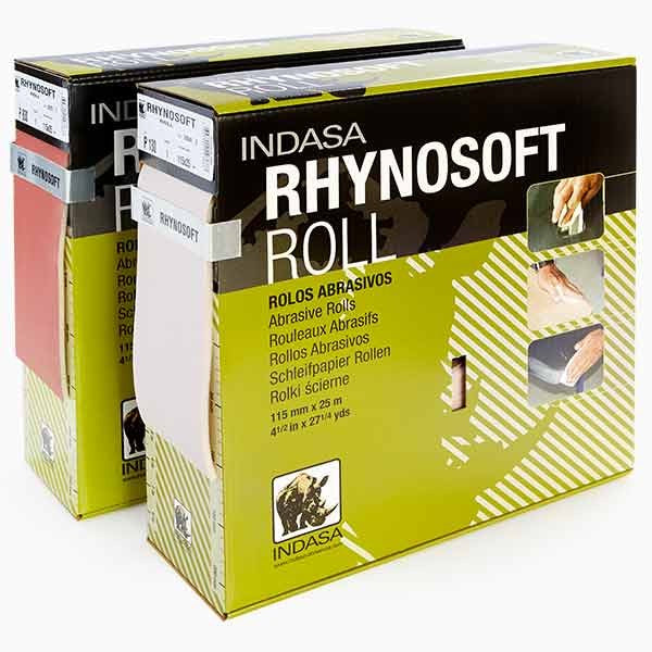 INDASA 3700R320 RHYNOSOFT 4.5IN FOAM SANDING ROLL 320 GRIT 27 YRD