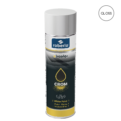 ROBERLO 60370 AIRCOLOR CROM ACRYLIC PAINT WHITE 500ML (16.9 OZ)