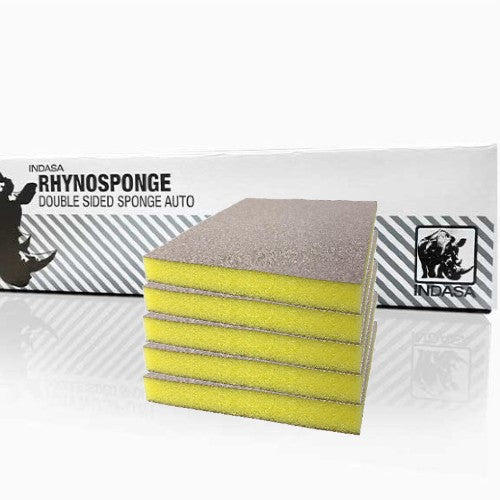 INDASA 595107 - AUTO ABRASIVE SPONGE YELLOW - FINE (220-400) - 100PK