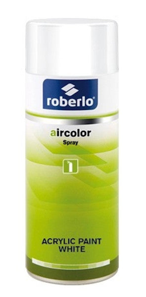 ROBERLO 68035 AIRCOLOR ACRYLIC PAINT WHITE 400ML (13.5 OZ)