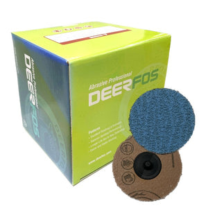 DEERFOS 10721  - QUICK CHANGE 3IN LOCKING DISC - 40 GRIT - 25PK