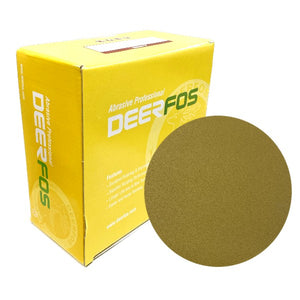 DEERFOS 15115 - DEER GOLD 6IN SANDING DISC HOOK N LOOP P320 - 50PK