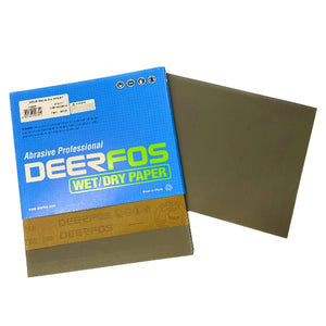 DEERFOS 11689 - WET AND DRY SANDING SHEET 9X11 IN P800 - 50PK