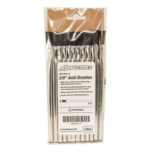 AES 546 - ACID BRUSH - 3/8 X 6 IN - BLACK HORSE HAIR - 144PK