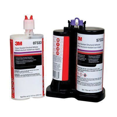 3M 07333 - IMPACT RESISTANCE STRUCTURAL ADHESIVE - SILVER - 6.75 OZ