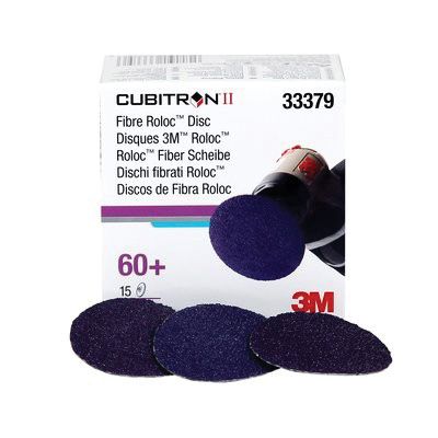 3M 33379 - CUBITRON FIBRE ROLOC DISC 2IN - 60 GRIT - 15PK