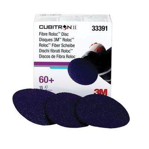 3M 33391 - CUBITRON FIBRE ROLOC DISC 3IN - 60 GRIT - 15PK