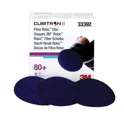 3M 33392 - CUBITRON FIBRE ROLOC DISC 3IN - 80 GRIT - 15PK