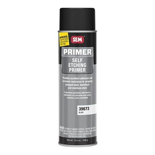 SEM 39673 - SELF ETCHING PRIMER SPRAY -  BLACK - 20OZ