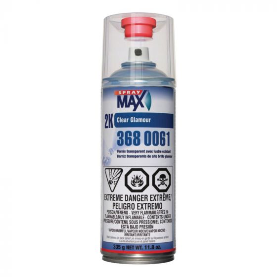 SPRAYMAX 3680061 - 2K GLAMOUR CLEAR COAT SRPAY CAN - 11.8OZ