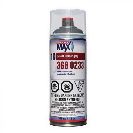 SPRAYMAX 3680233 - 1K E-COAT PRIMER GRAY SPRAY CAN - 11.2OZ