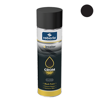 ROBERLO 60027 AIRCOLOR CROM GLOSS BLACK - 500ML – Perpetual Paint Supplies