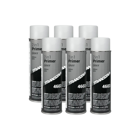 TRANSTAR 4603 PRIMER 2IN1 GRAY 20OZ - 6PK