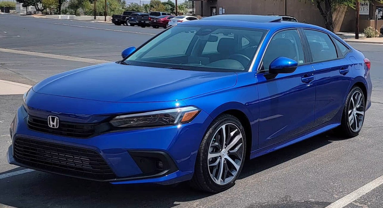 BASE COAT - HONDA - ACURA - CODE B-593M - B593M - NEW SPORTY BLUE METALLIC & AEGEAN BLUE PEARL