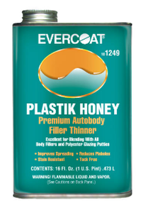 EVERCOAT 101249 - PLASTIK HONEY - FILLER THINNER - 1PT