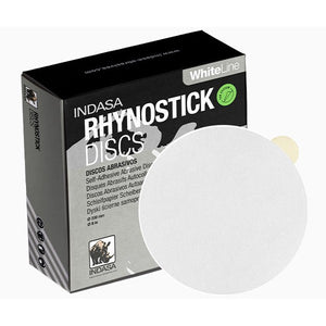 INDASA 60-180 - WHITE LINE 6IN SANDING DISC - PSA (STICKY) 180 GRIT - 100PK