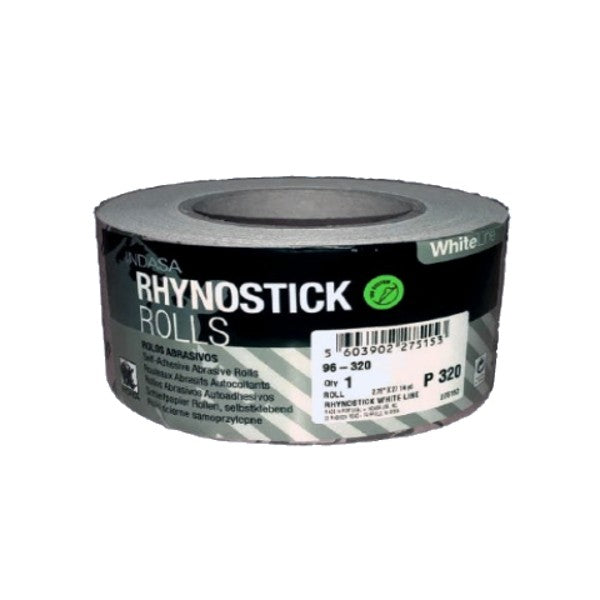 INDASA 96-36 - WHITE LINE 2.75IN SANDING ROLL - 27 YRD 36 GRIT - EA